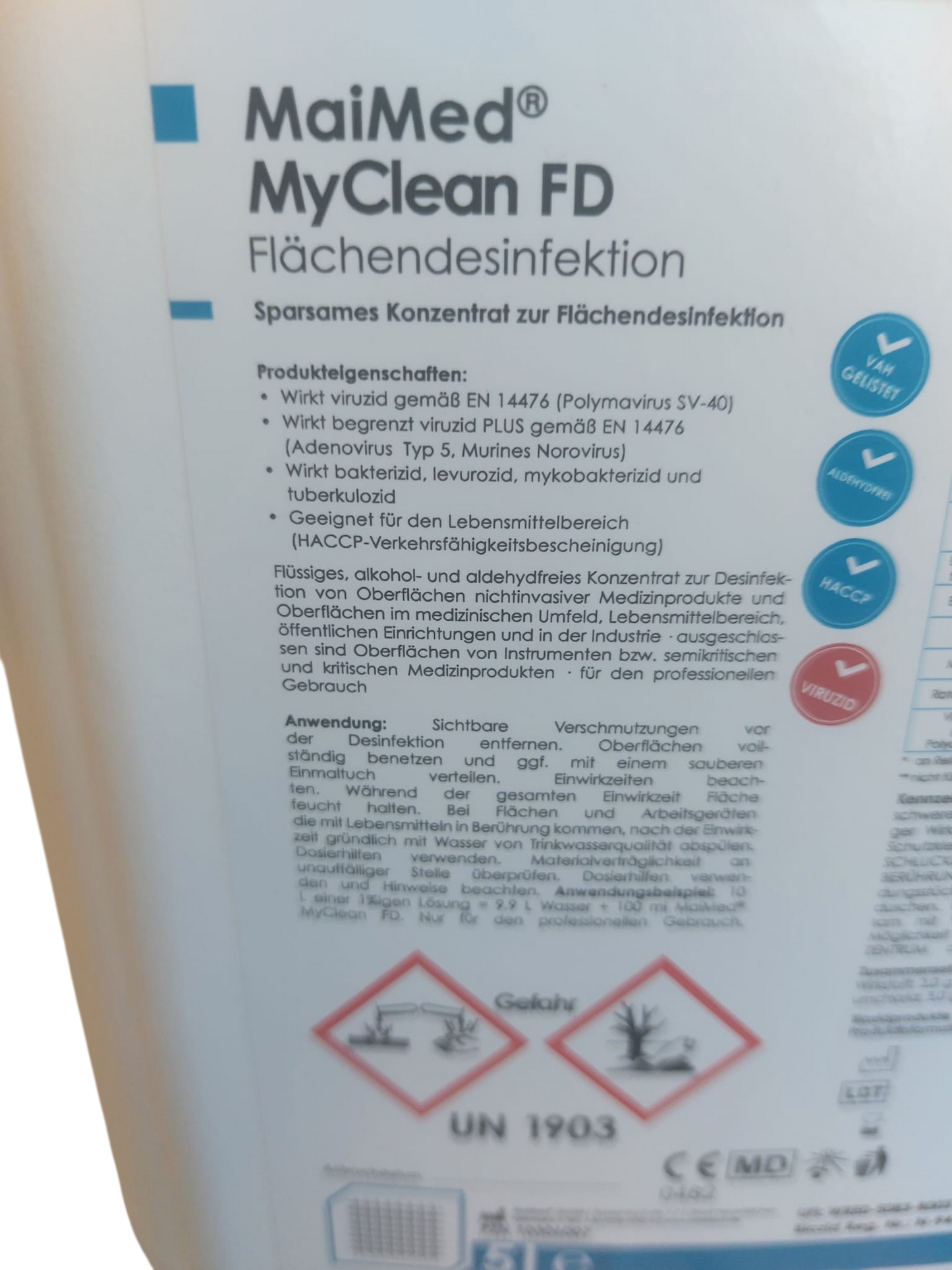 Myclean Flächendesinfektion 5L Kanister Konzetrat