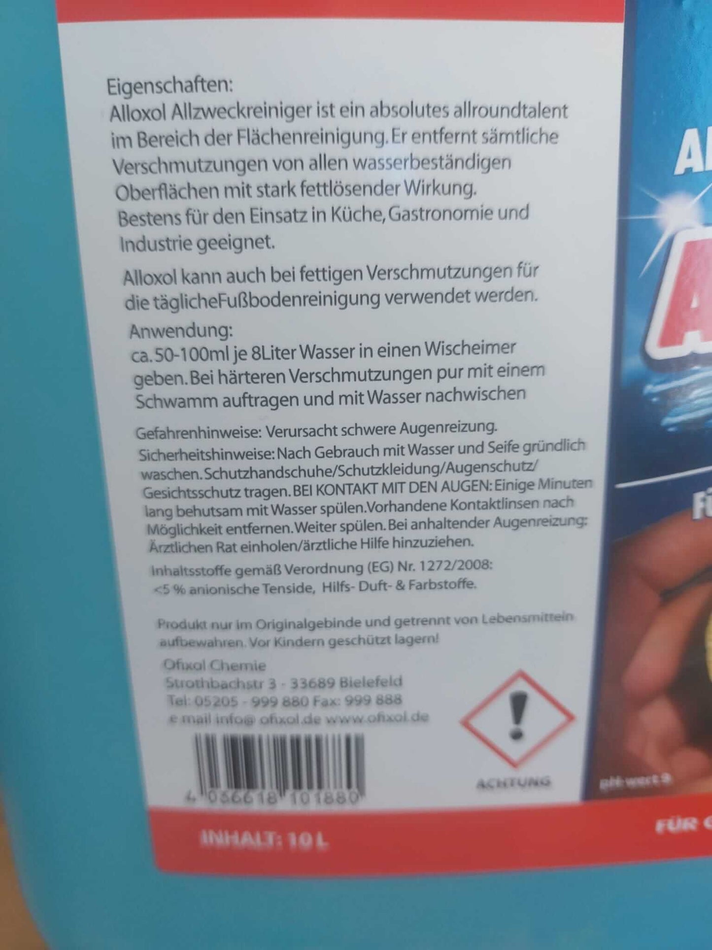 Allzweckreiniger Alloxol