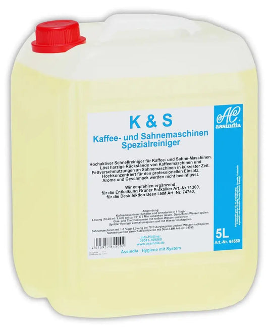 K&S Kaffee- & Sahnemaschinenreiniger 5L