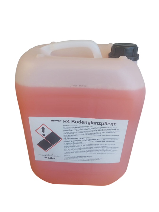 REINEX R4 Bodenglanzpflege 10L Kanister für strapazierfähige Böden