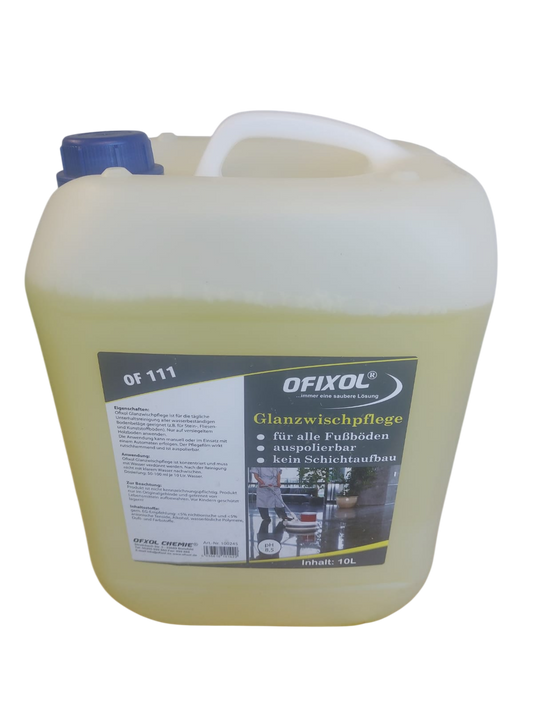 OFIXOL Glanzwischpflege 10L Kanister für strapazierfähige Böden