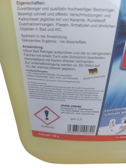 OFIXOL Bad-& Fliesenreiniger für Ihr Bad