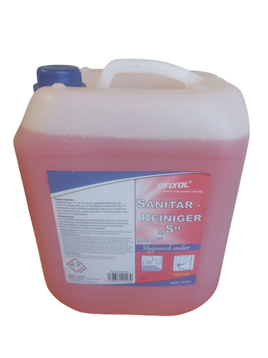Sanitärreiniger  OFIXOL S -10L Kanister Kraftreiniger Sanitär & Nassbereiche