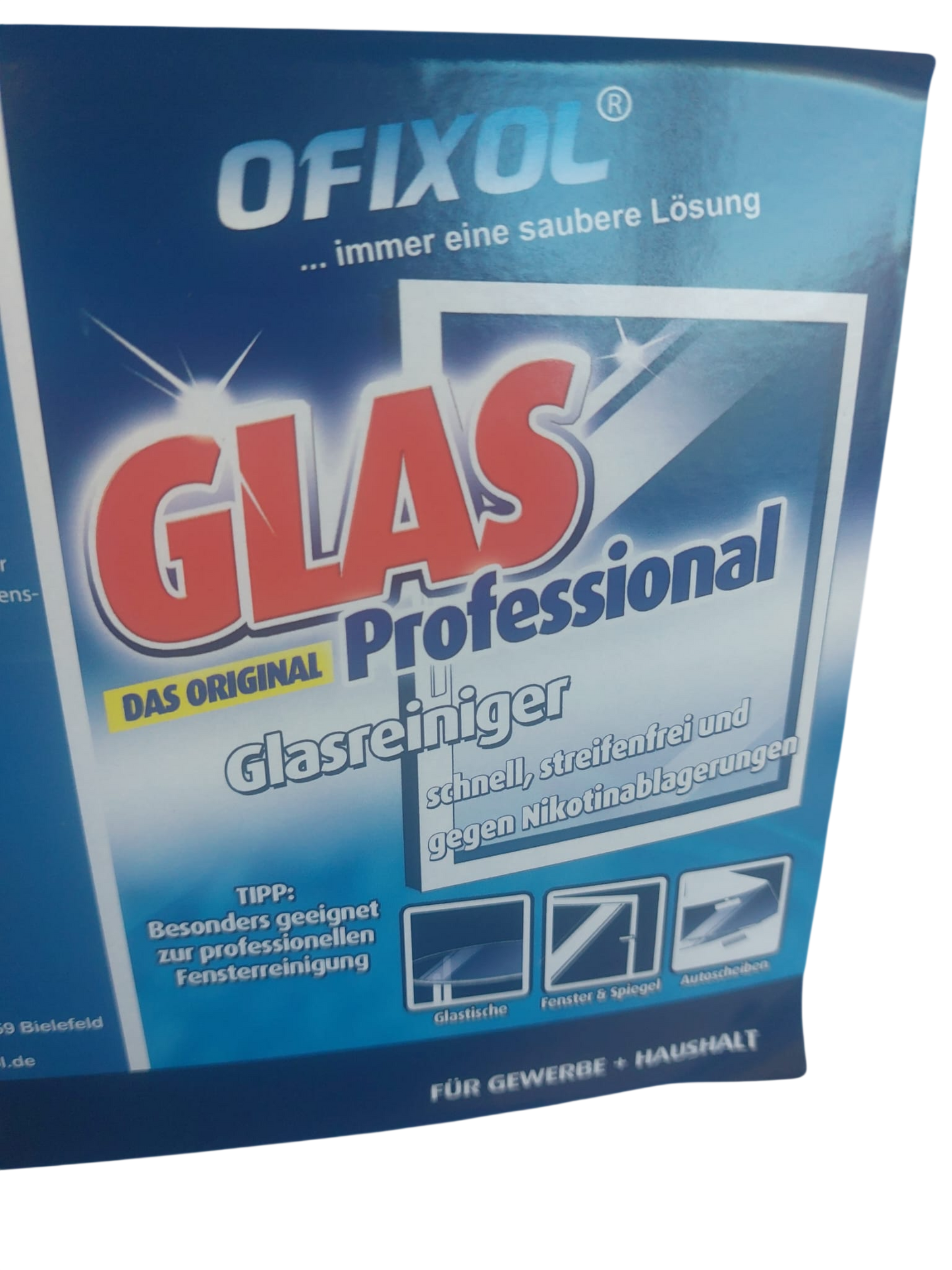 Glasreiniger OFIXOL professional 10L Kanister Fensterreiniger streifenfrei