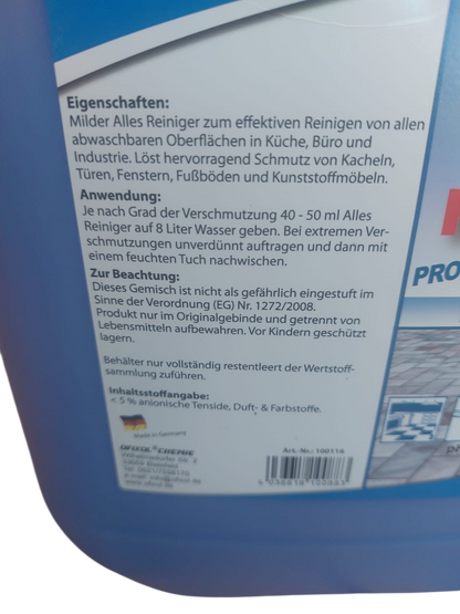 Allesreiniger OFIXOL Citro - 10 Liter Kanister Konzentrat