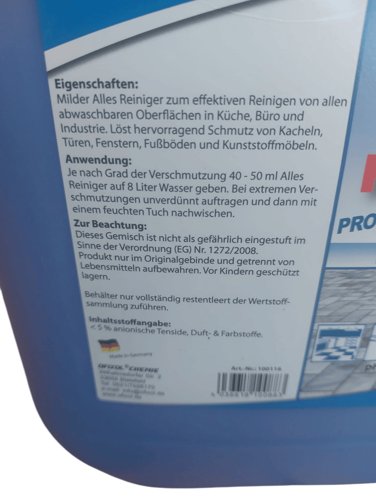 Allesreiniger OFIXOL Citro 