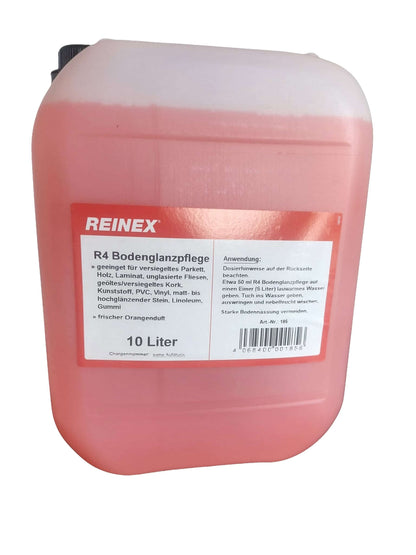 Reinex R4 Bodenglanzpflege  mit Orangenöl  - 10 Liter Kanister