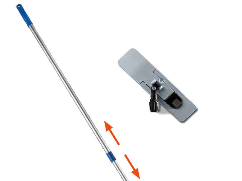 Bodenwischer‑Set Teleskopstiel Klapphalter