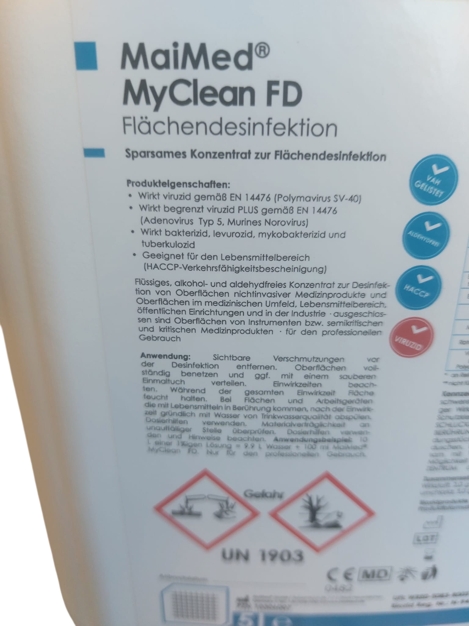 Myclean Flächendesinfektion 5L Kanister Konzetrat