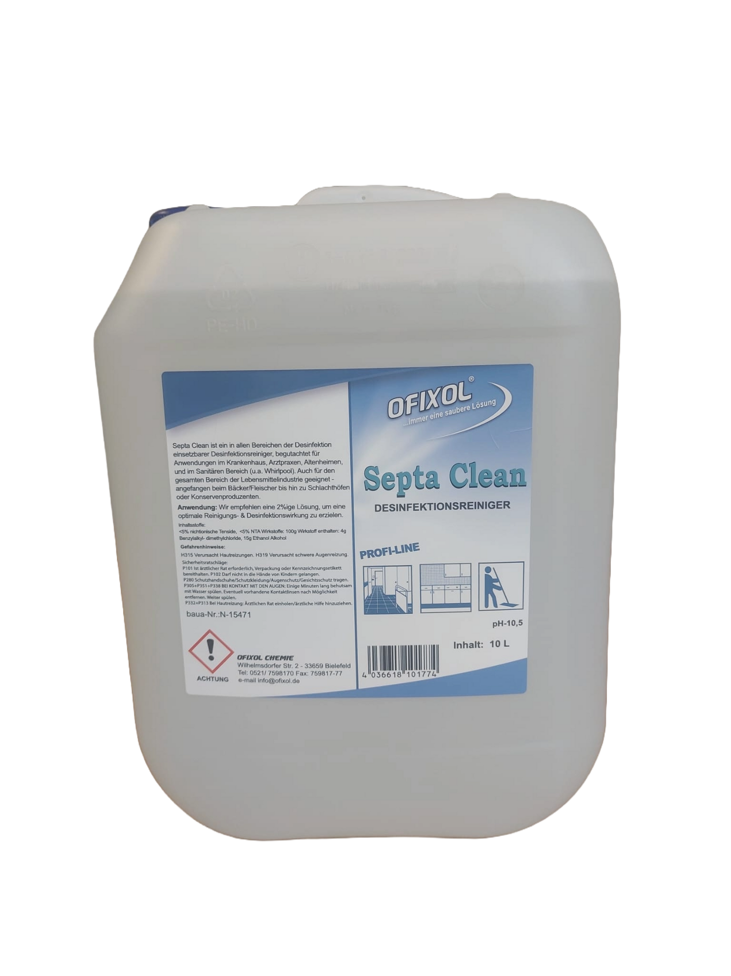 Septa Clean Desinfektionsreiniger 10L - Kanister